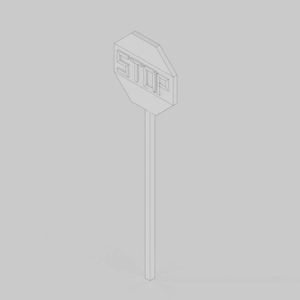 Isometric Low poly City Pack Low-poly 3D model_95