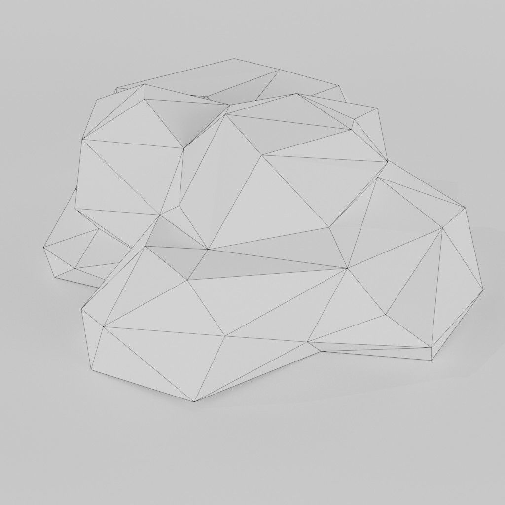 Isometric Low poly City Pack Low-poly 3D model_26