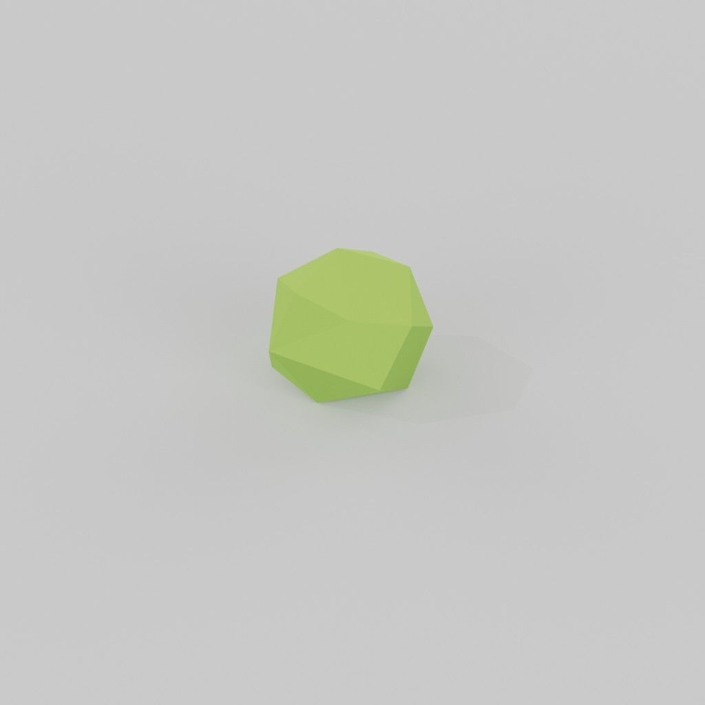 Isometric Low poly City Pack Low-poly 3D model_23