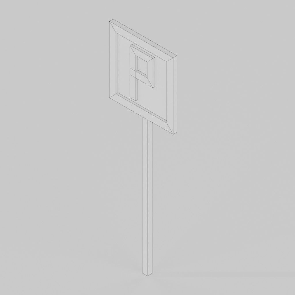 Isometric Low poly City Pack Low-poly 3D model_93