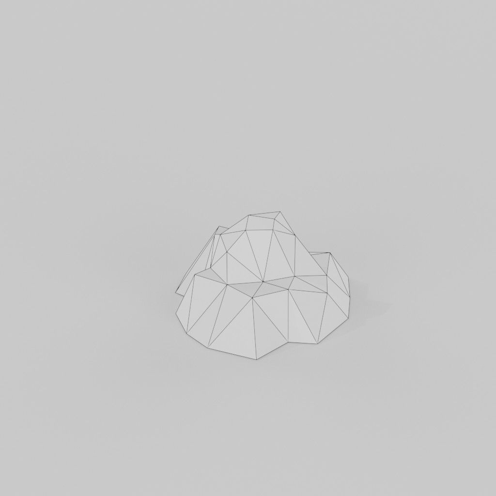 Isometric Low poly City Pack Low-poly 3D model_36
