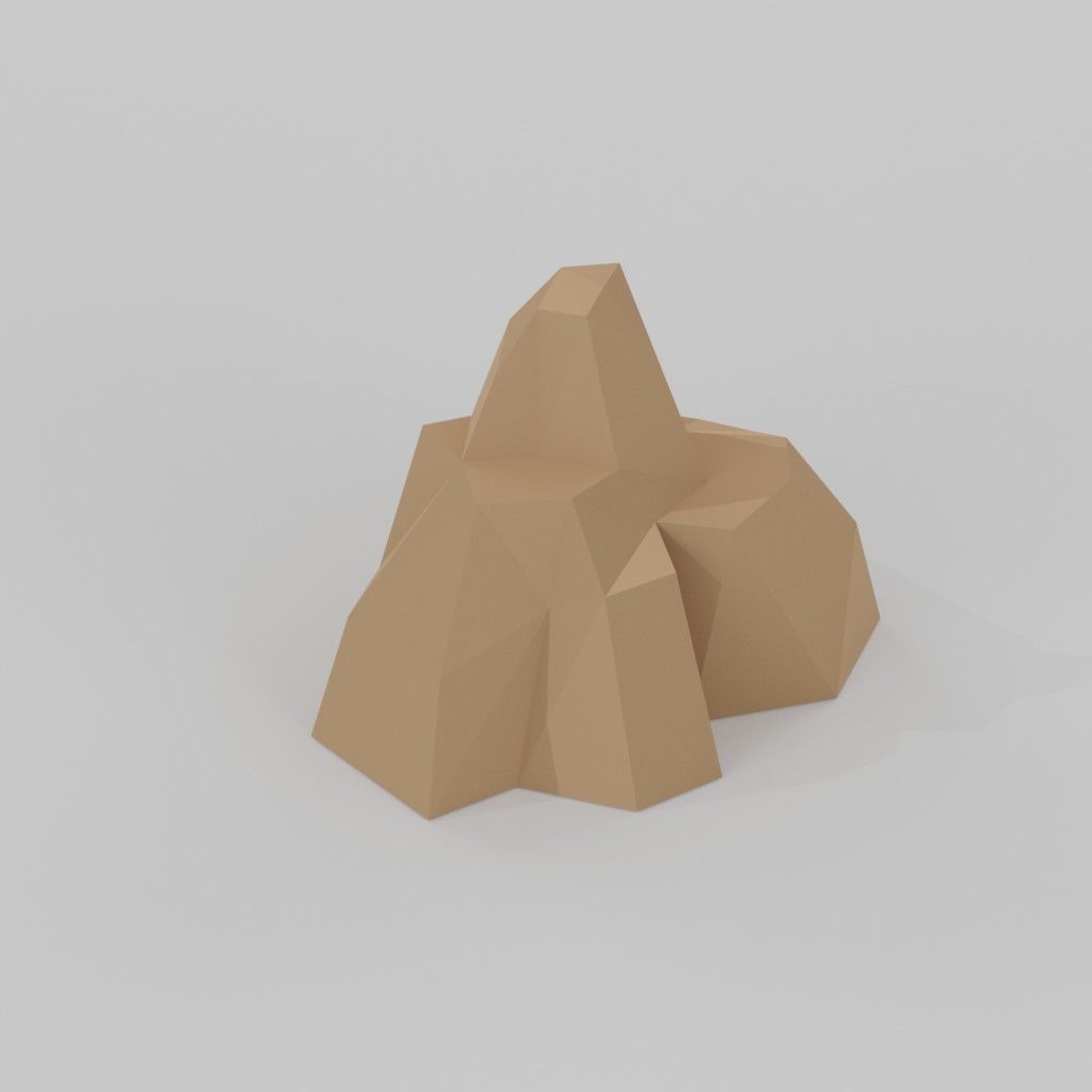 Isometric Low poly City Pack Low-poly 3D model_29