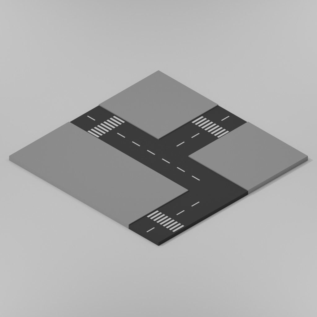 Isometric Low poly City Pack Low-poly 3D model_81