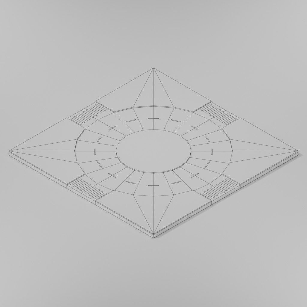 Isometric Low poly City Pack Low-poly 3D model_68