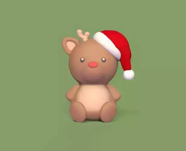 Cute Reindeer 3D print model