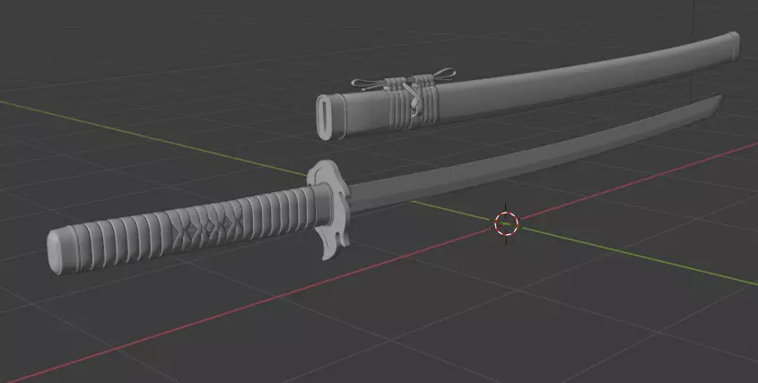 Rengokus Sword 3D print model_0