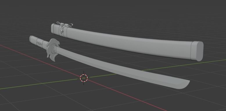 Rengokus Sword 3D print model_1