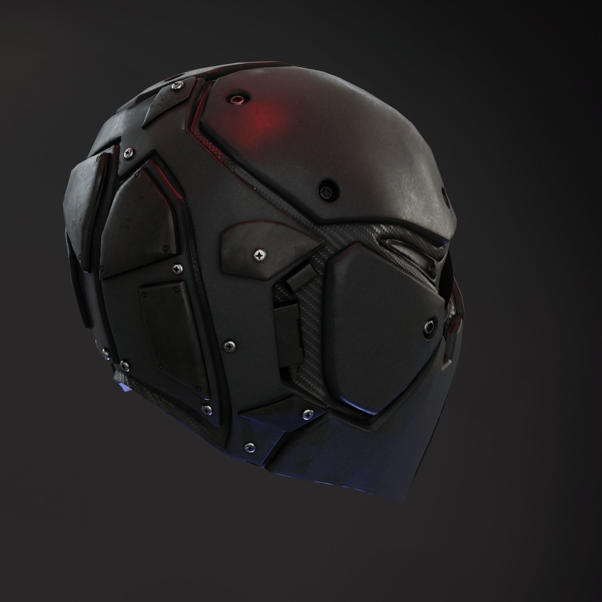 Devtac Ronin Ballistic Mask BASIC Low-poly 3D model_2
