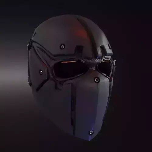 Devtac Ronin Ballistic Mask BASIC Low-poly 3D model