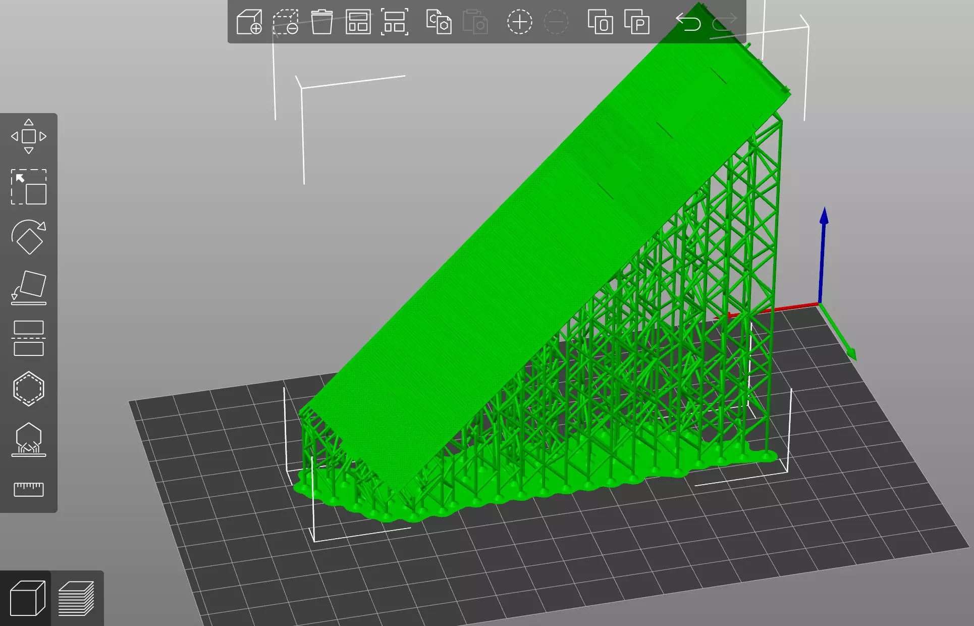 Pre supported H0 1-87 scale Laes TA 364 M car carrying wagon 3D print model_11