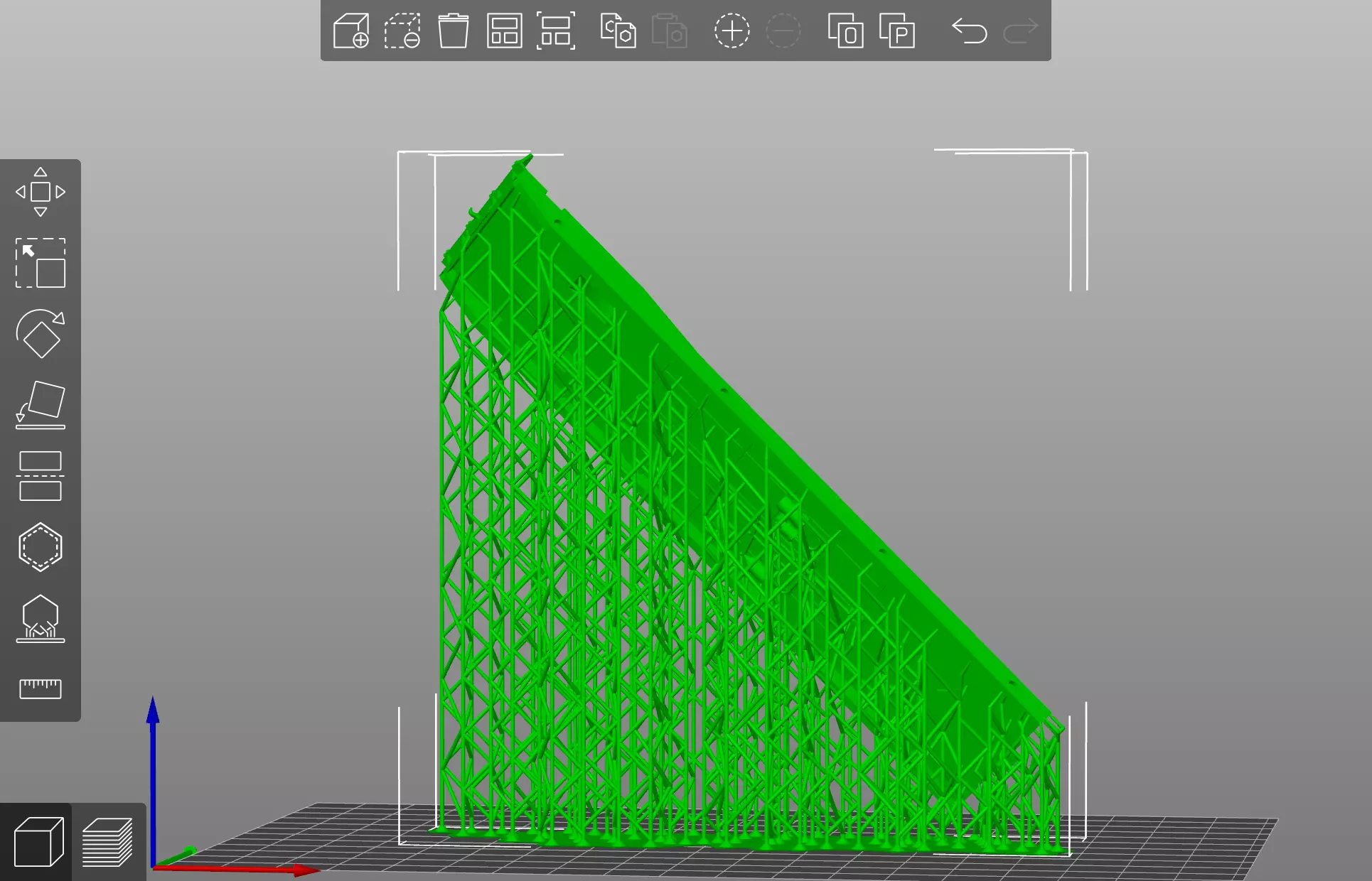 Pre supported H0 1-87 scale Laes TA 364 M car carrying wagon 3D print model_10