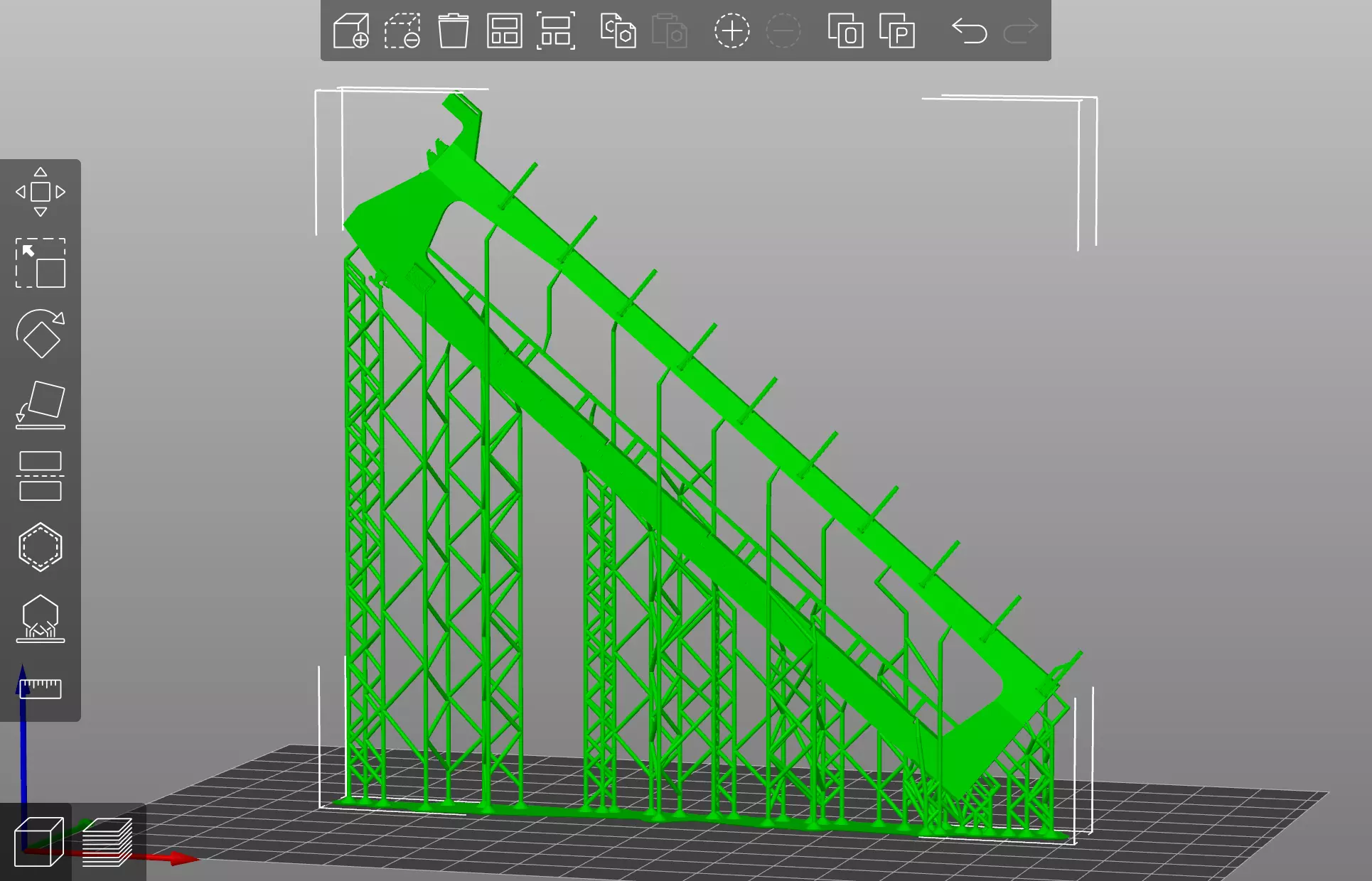 Pre supported H0 1-87 scale Laes TA 364 M car carrying wagon 3D print model_9