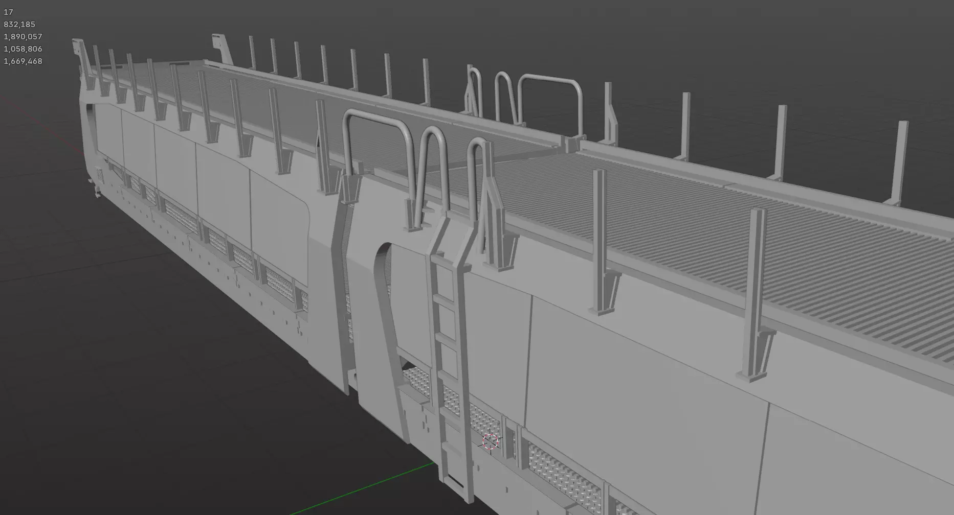 Pre supported H0 1-87 scale Laes TA 364 M car carrying wagon 3D print model_14