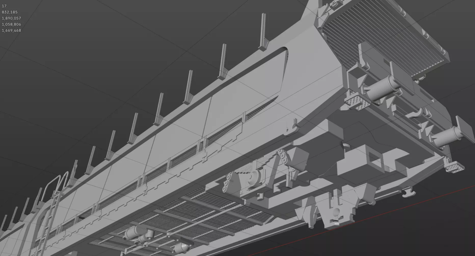 Pre supported H0 1-87 scale Laes TA 364 M car carrying wagon 3D print model_18