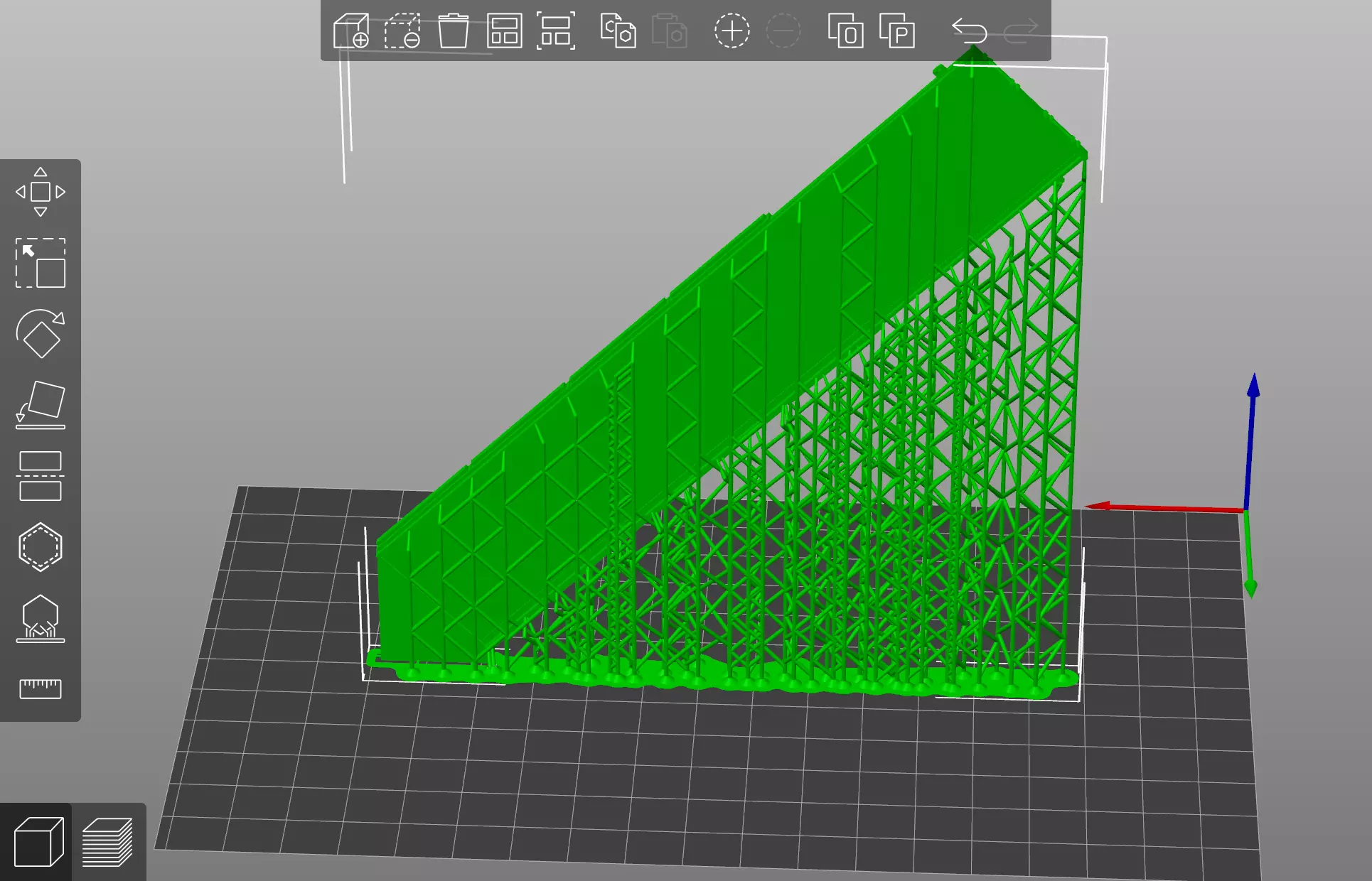 Pre supported H0 1-87 scale Laes TA 364 M car carrying wagon 3D print model_12