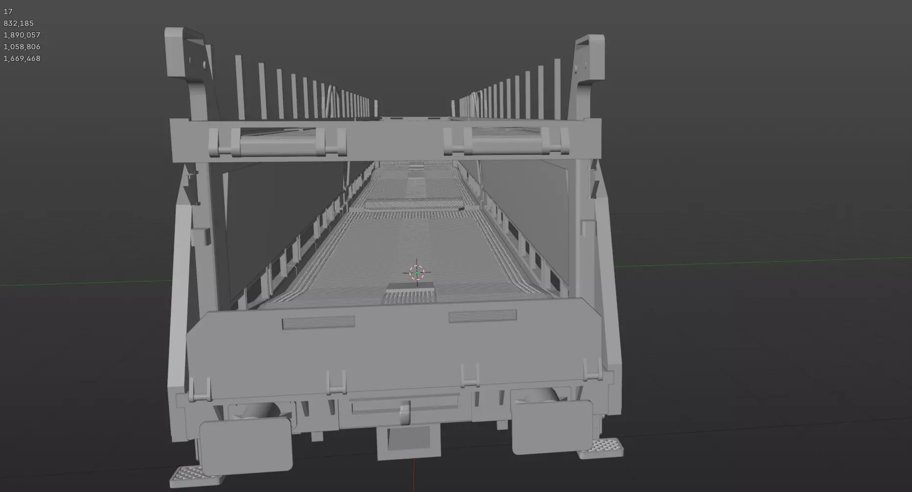 Pre supported H0 1-87 scale Laes TA 364 M car carrying wagon 3D print model_20