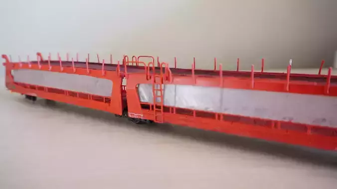 Pre supported H0 1-87 scale Laes TA 364 M car carrying wagon