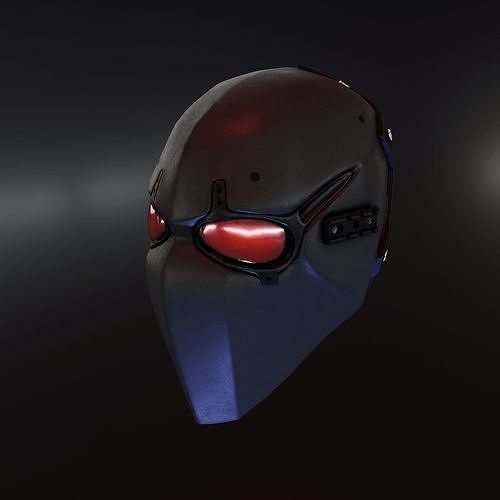 Devtac Ronin Ballistic Mask SLIM Low-poly 3D model