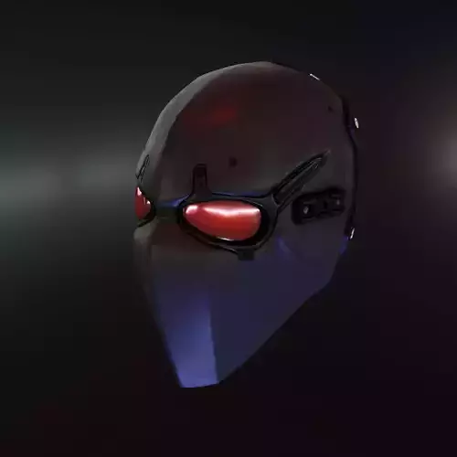Devtac Ronin Ballistic Mask SLIM Low-poly 3D model