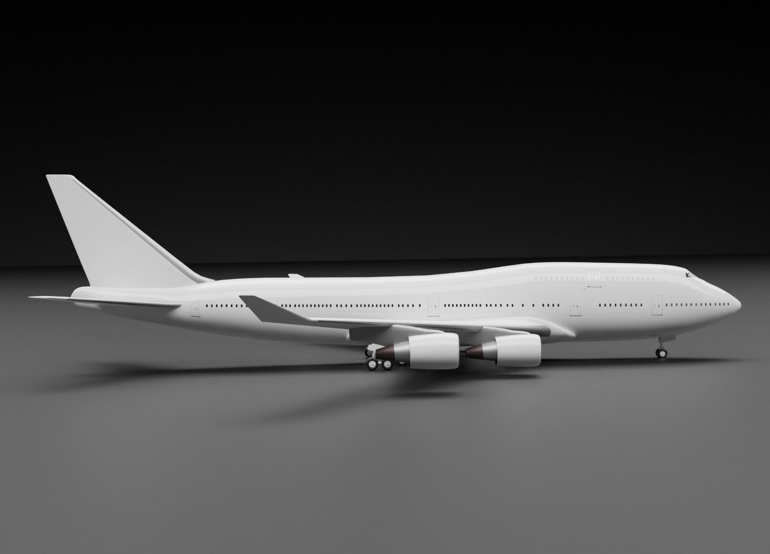 Boeing 747-400  3D model_2