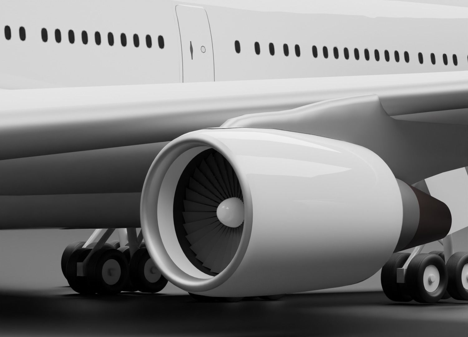 Boeing 747-400  3D model_5