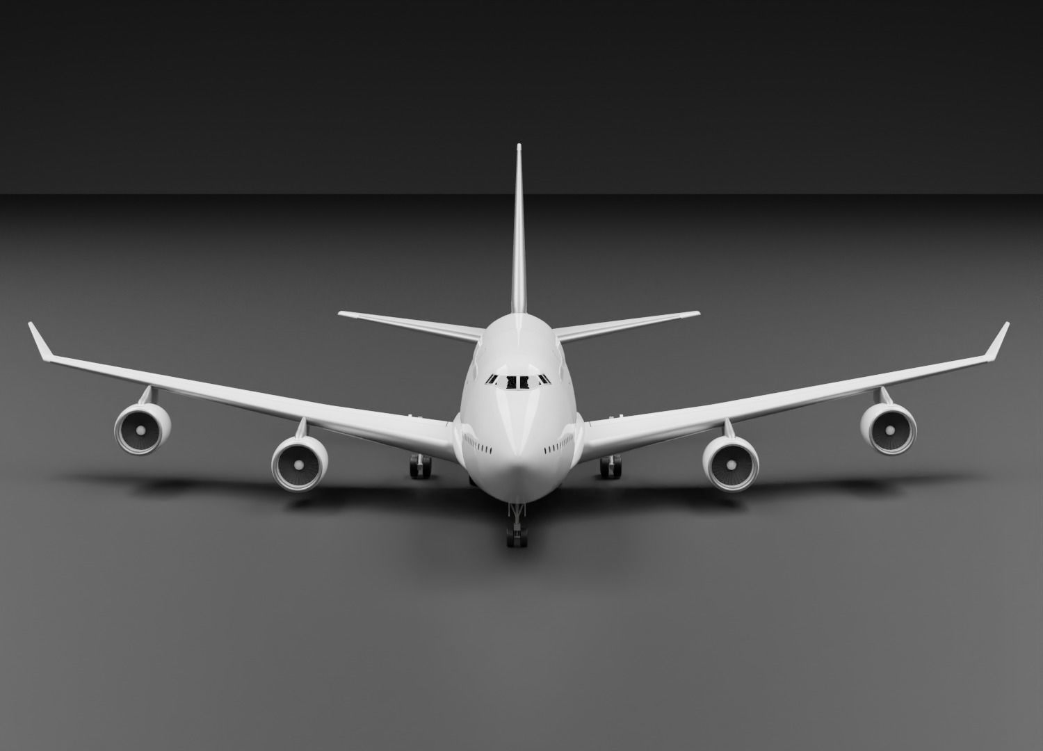 Boeing 747-400  3D model_3