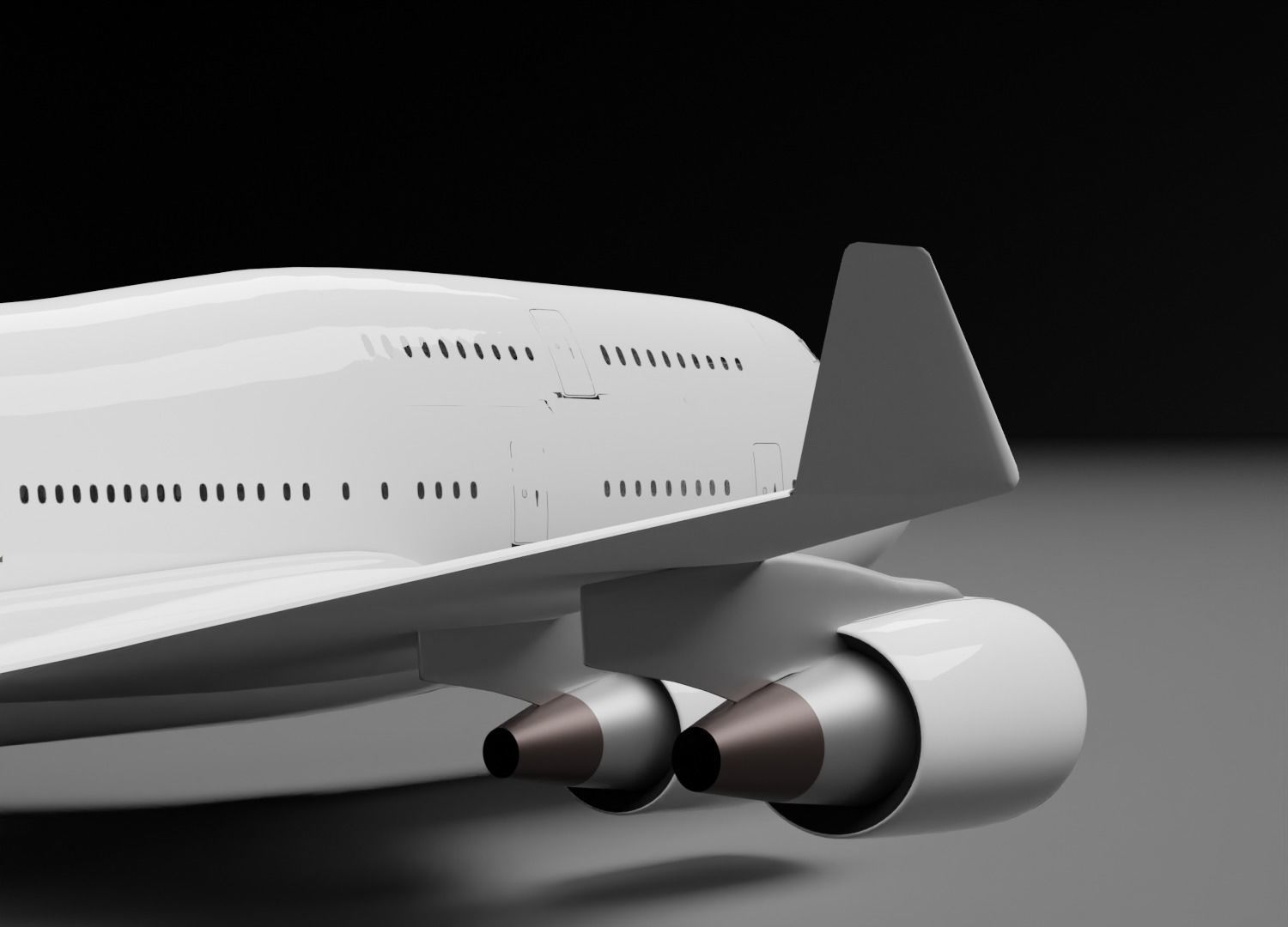 Boeing 747-400  3D model_8