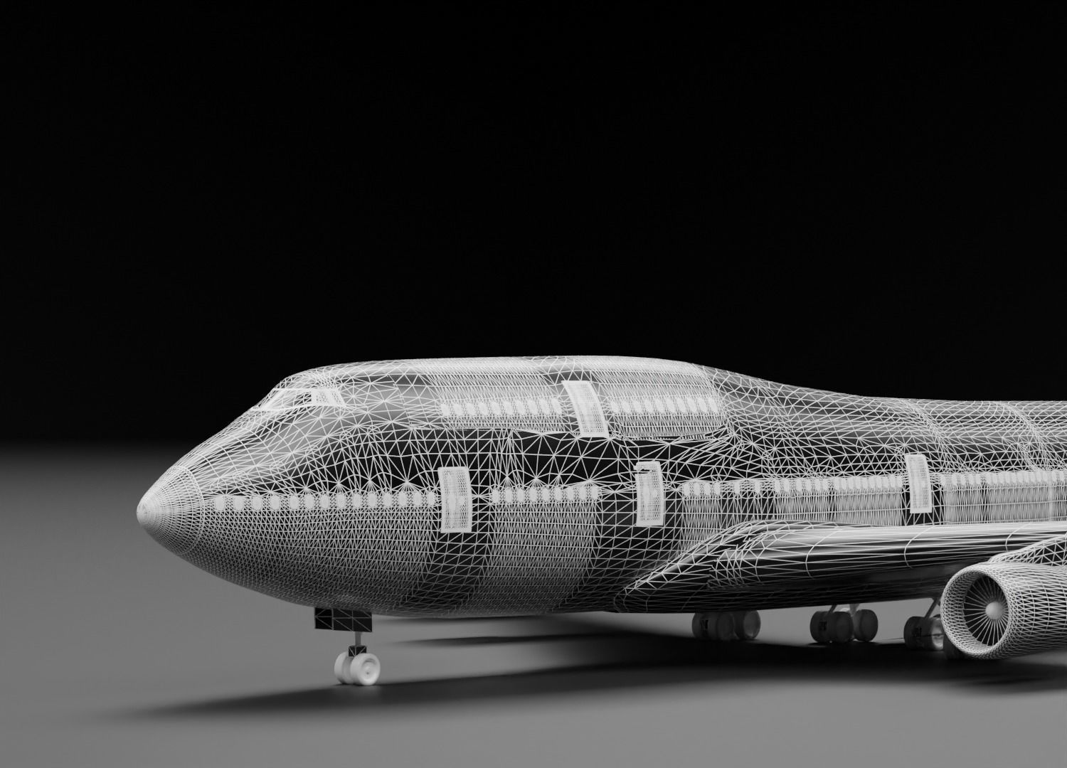 Boeing 747-400  3D model_13