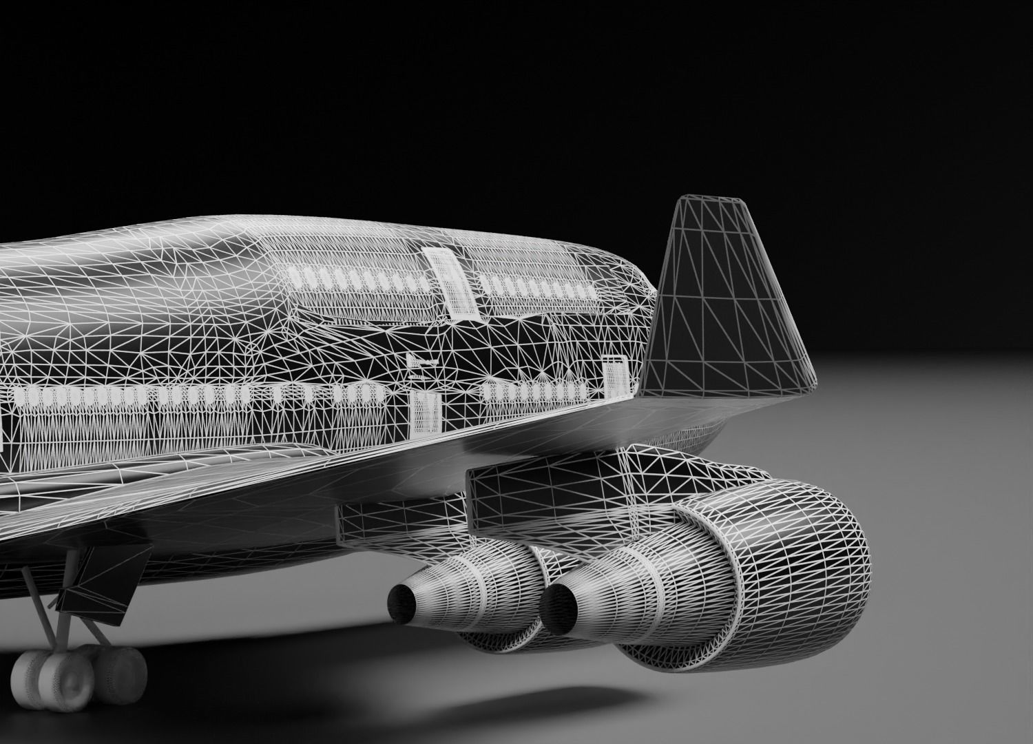 Boeing 747-400  3D model_10
