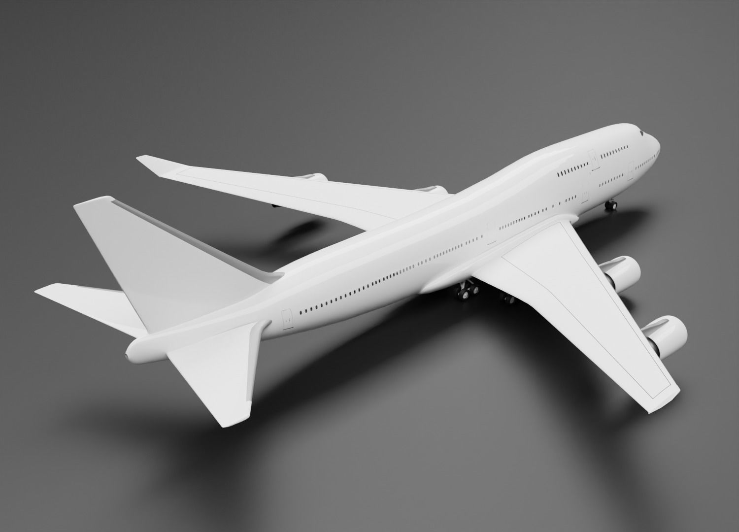 Boeing 747-400  3D model_1