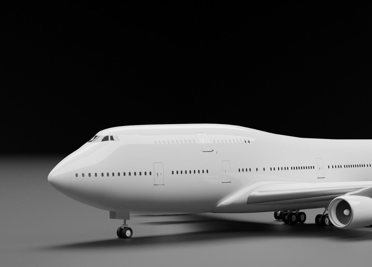 Boeing 747-400  3D model_11
