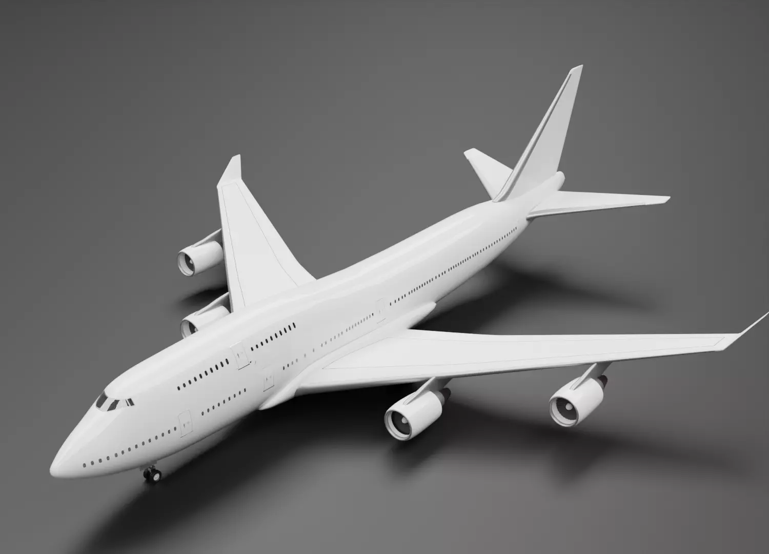 Boeing 747-400  3D model_0