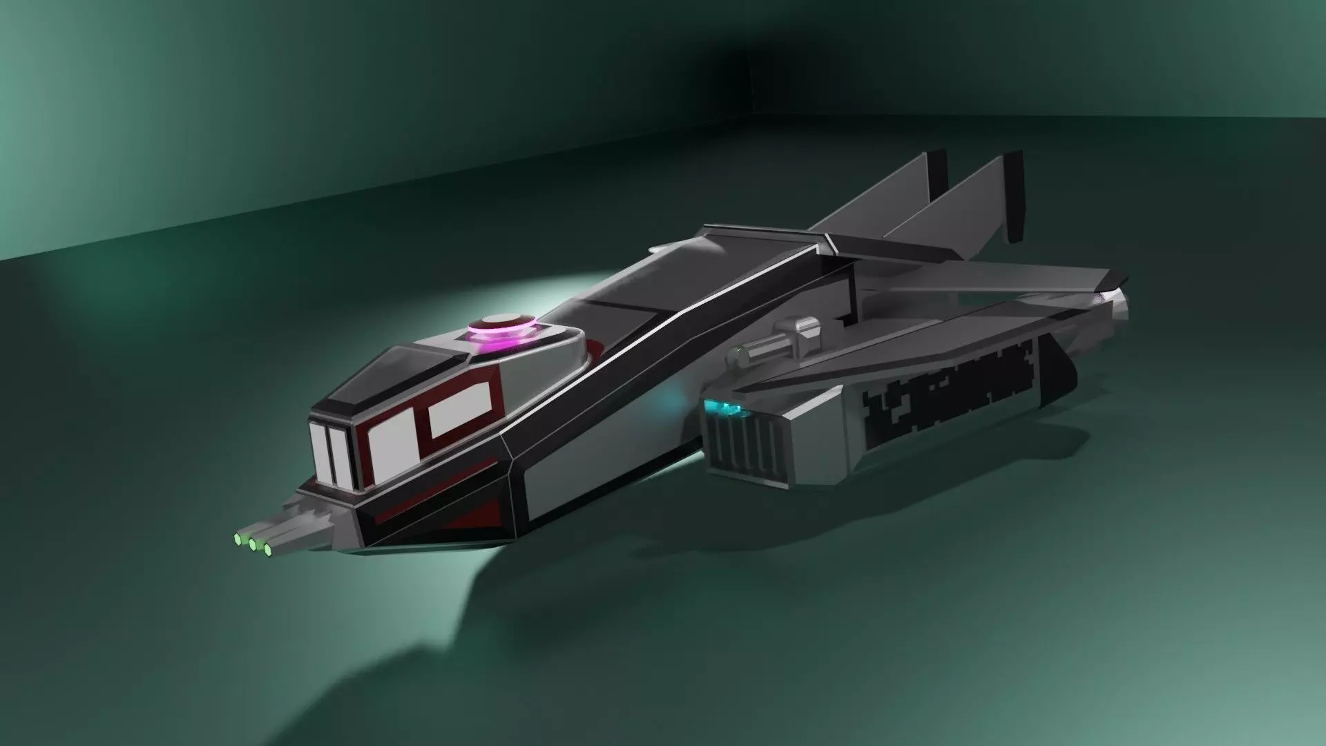 Starship spaceship 3D model