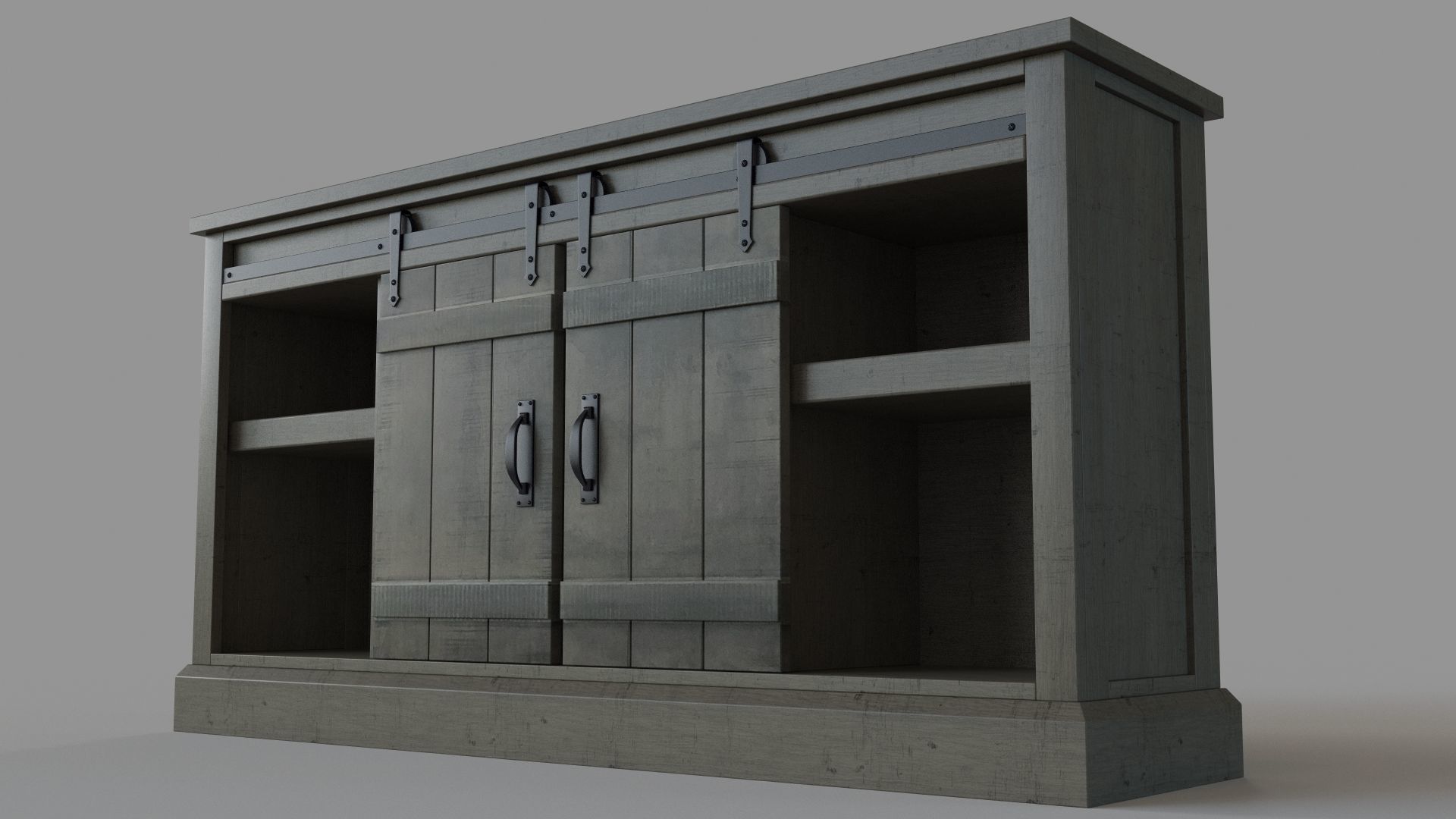 Console Table 3D model_4