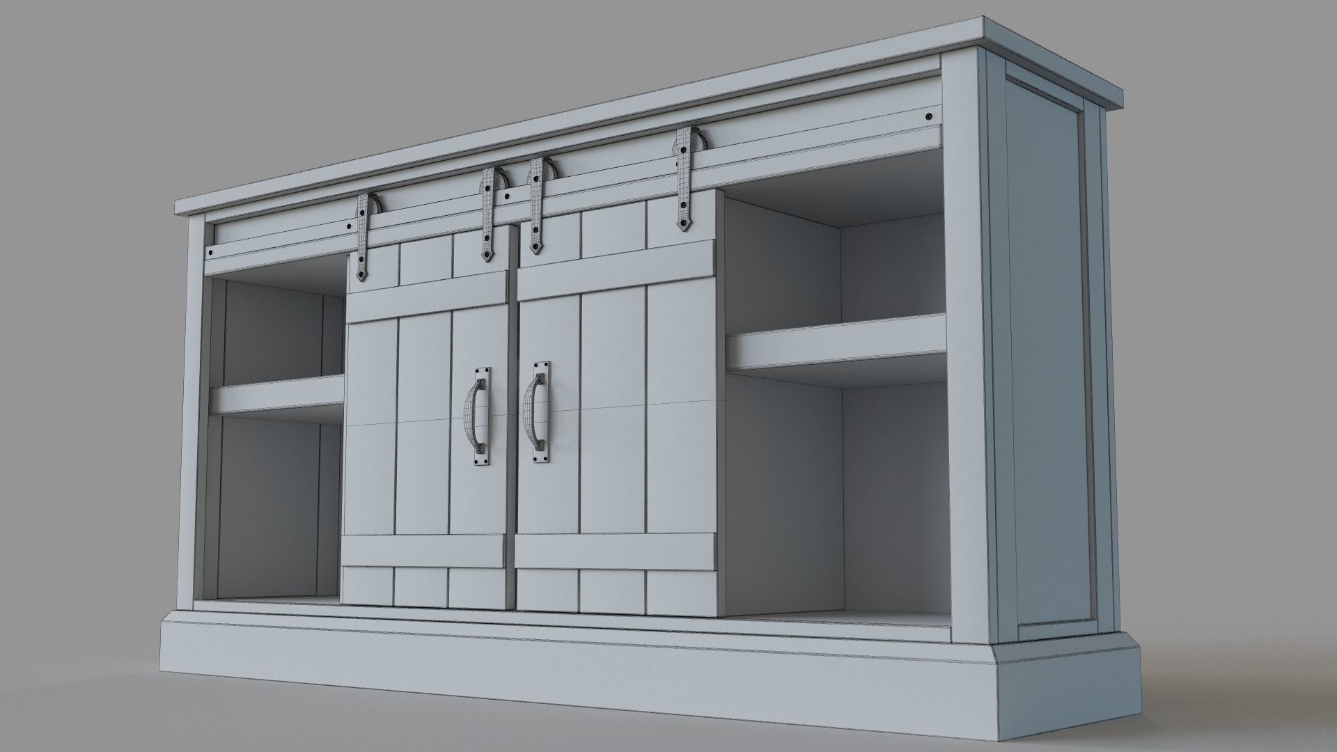 Console Table 3D model_5