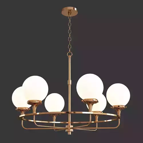 BEVERLY HILLS CHANDELIER Low-poly 3D model