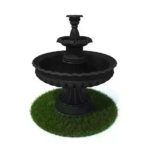 Black Garden Fountain