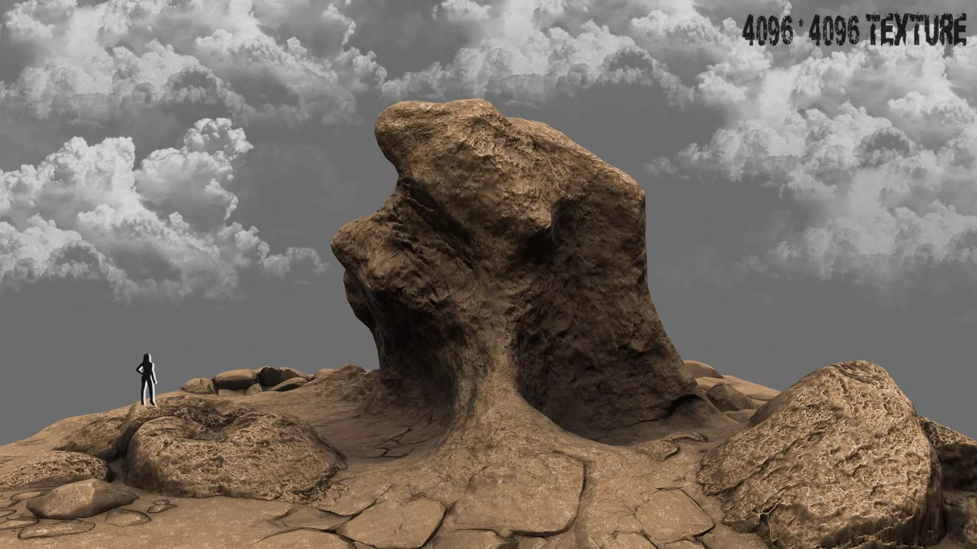 Mountain Rock 3D model_0