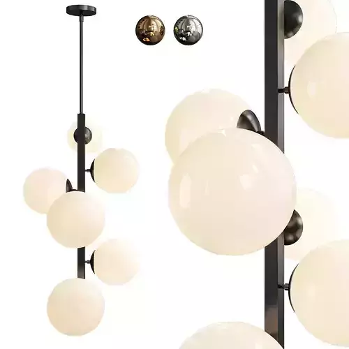 MOONGLOW VERTICAL CHANDELIER