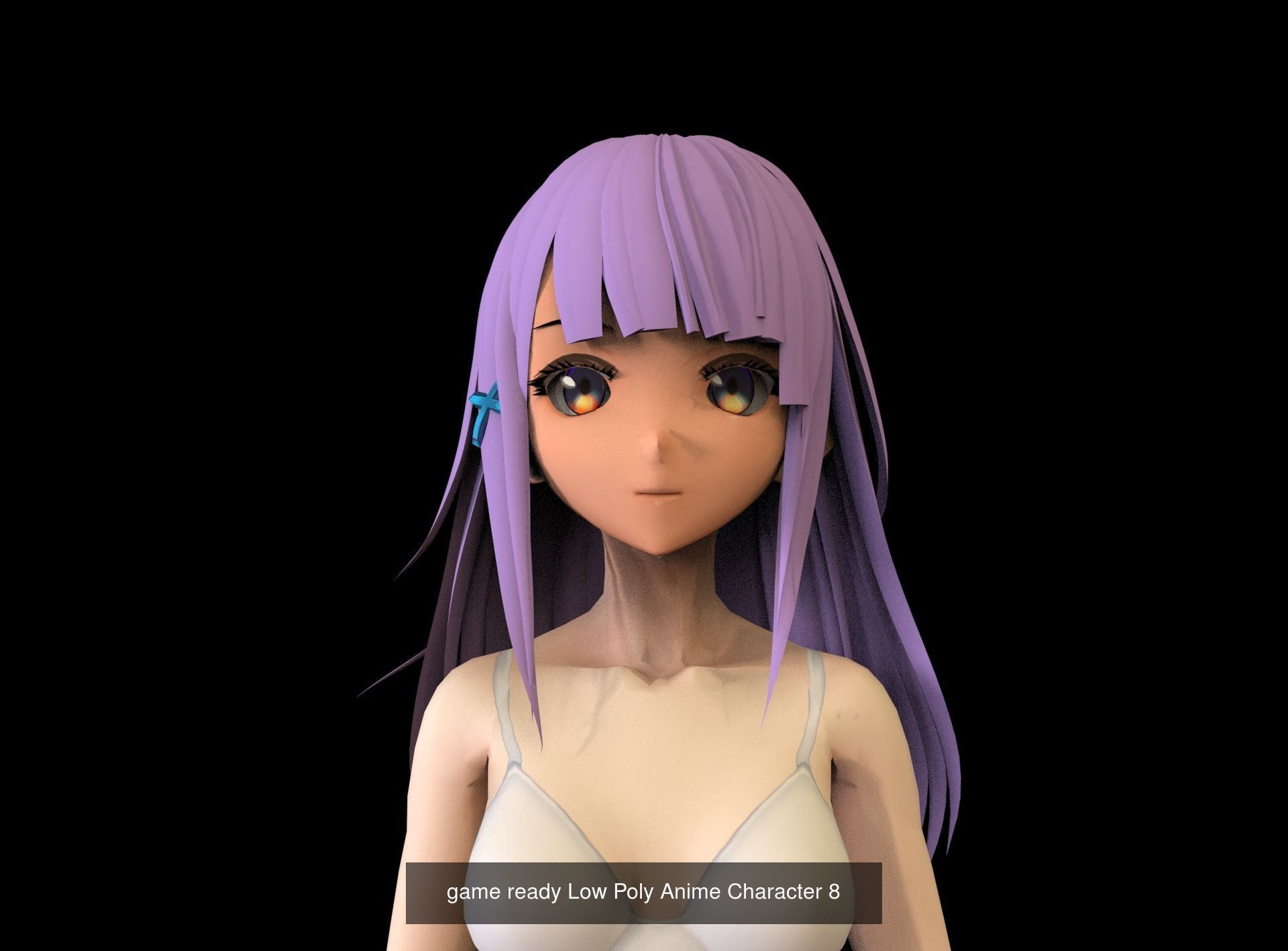 2 Anime Low Poly Characters DPack 15 3D Model Collection_2