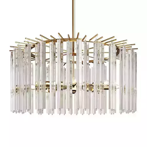 NESSA ROUND CHANDELIER Low-poly 3D model