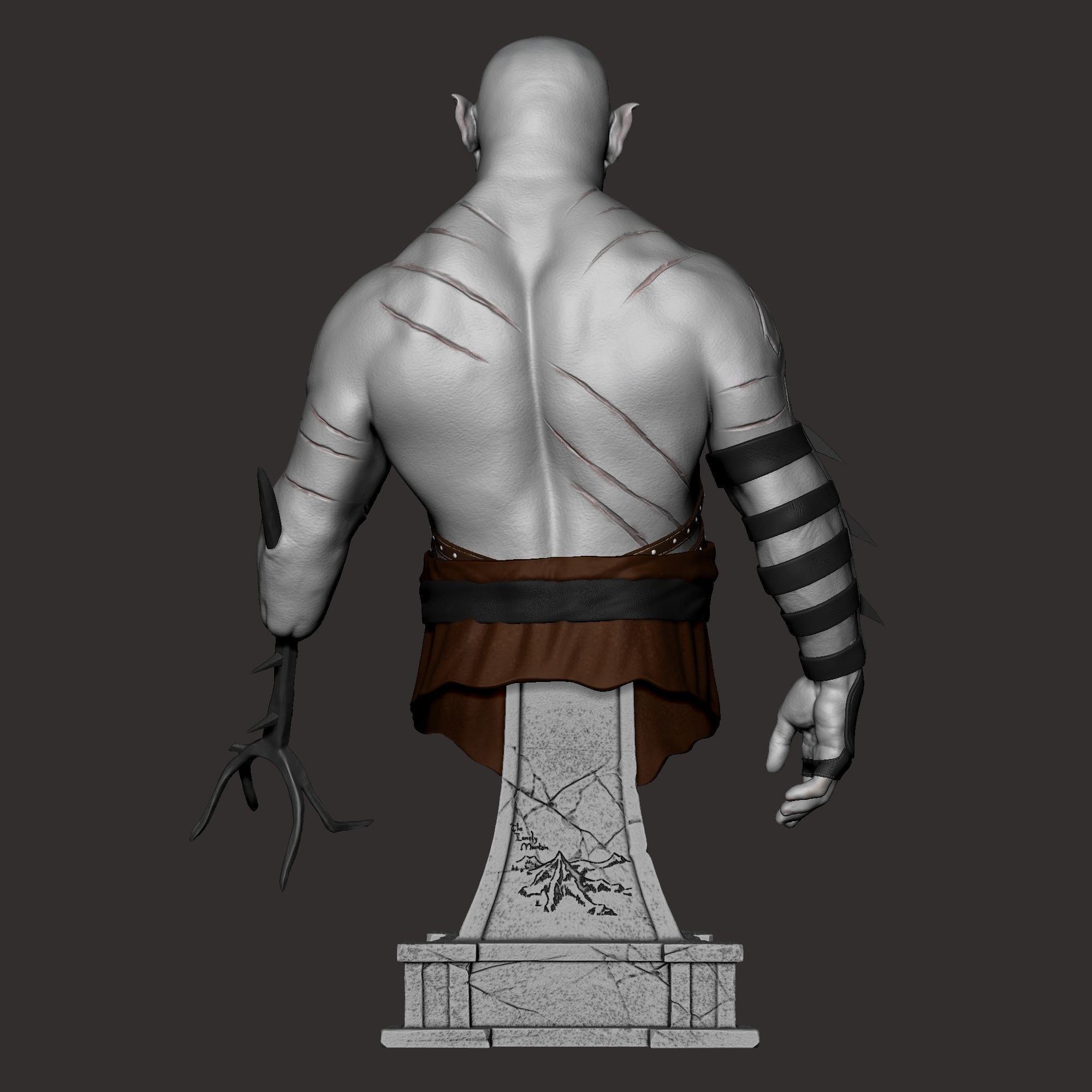 Azog The Defiler  3D print model_7