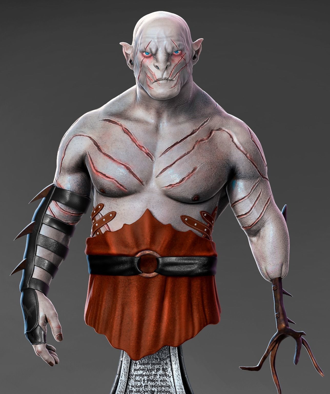 Azog The Defiler  3D print model_2