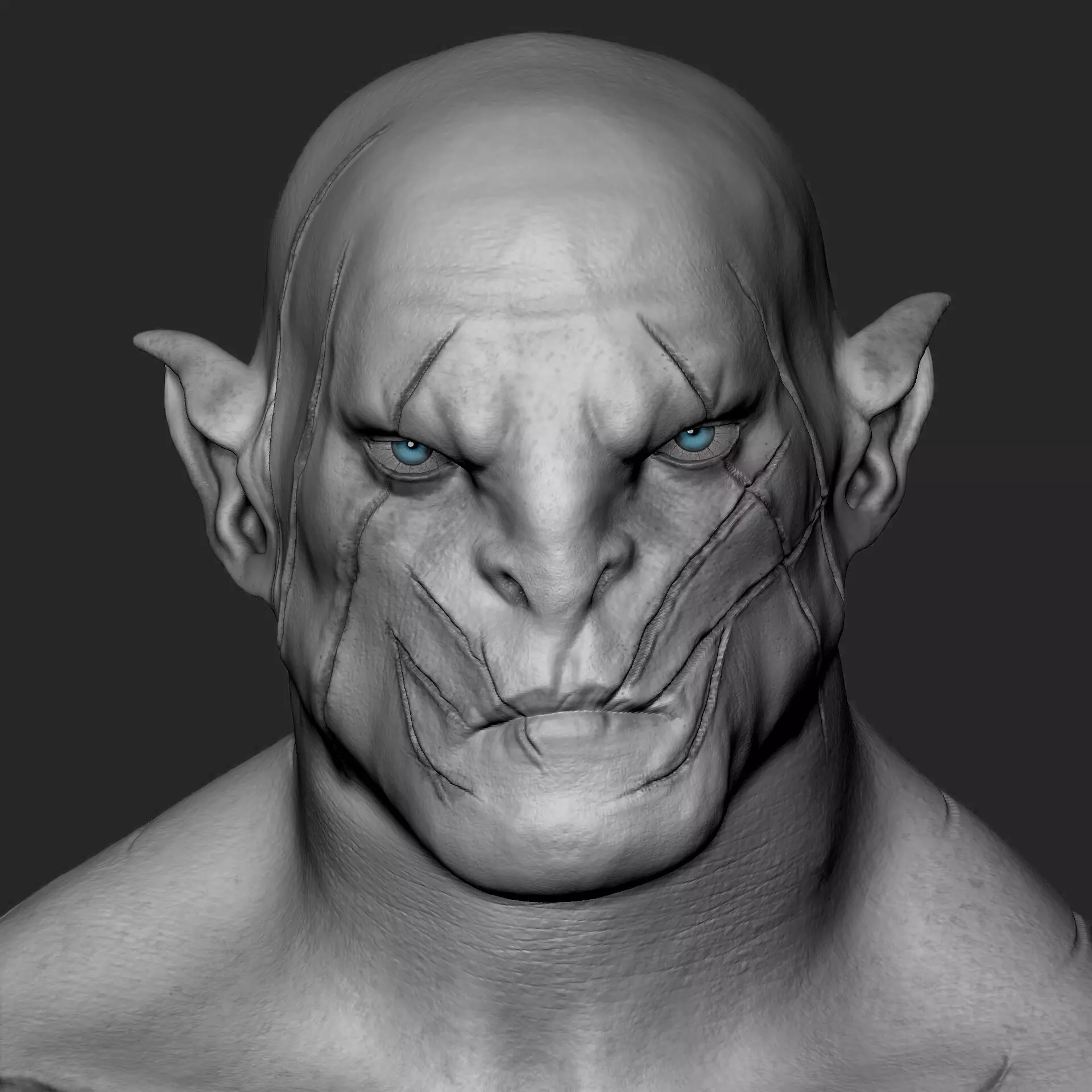 Azog The Defiler  3D print model_0