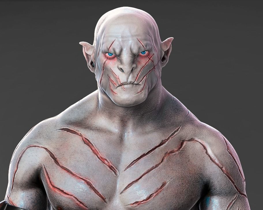 Azog The Defiler  3D print model_1