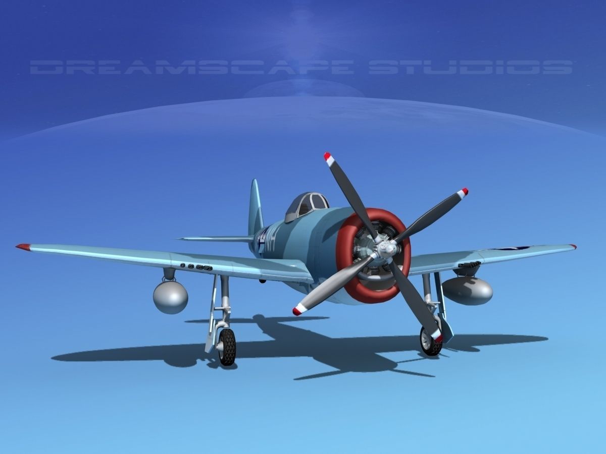 Republic P-47D Thunderbolt V06 3D model_2