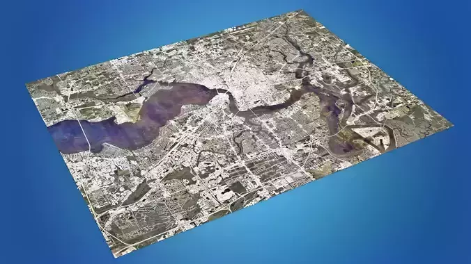 Cityscape Jacksonville Florida USA 3D model