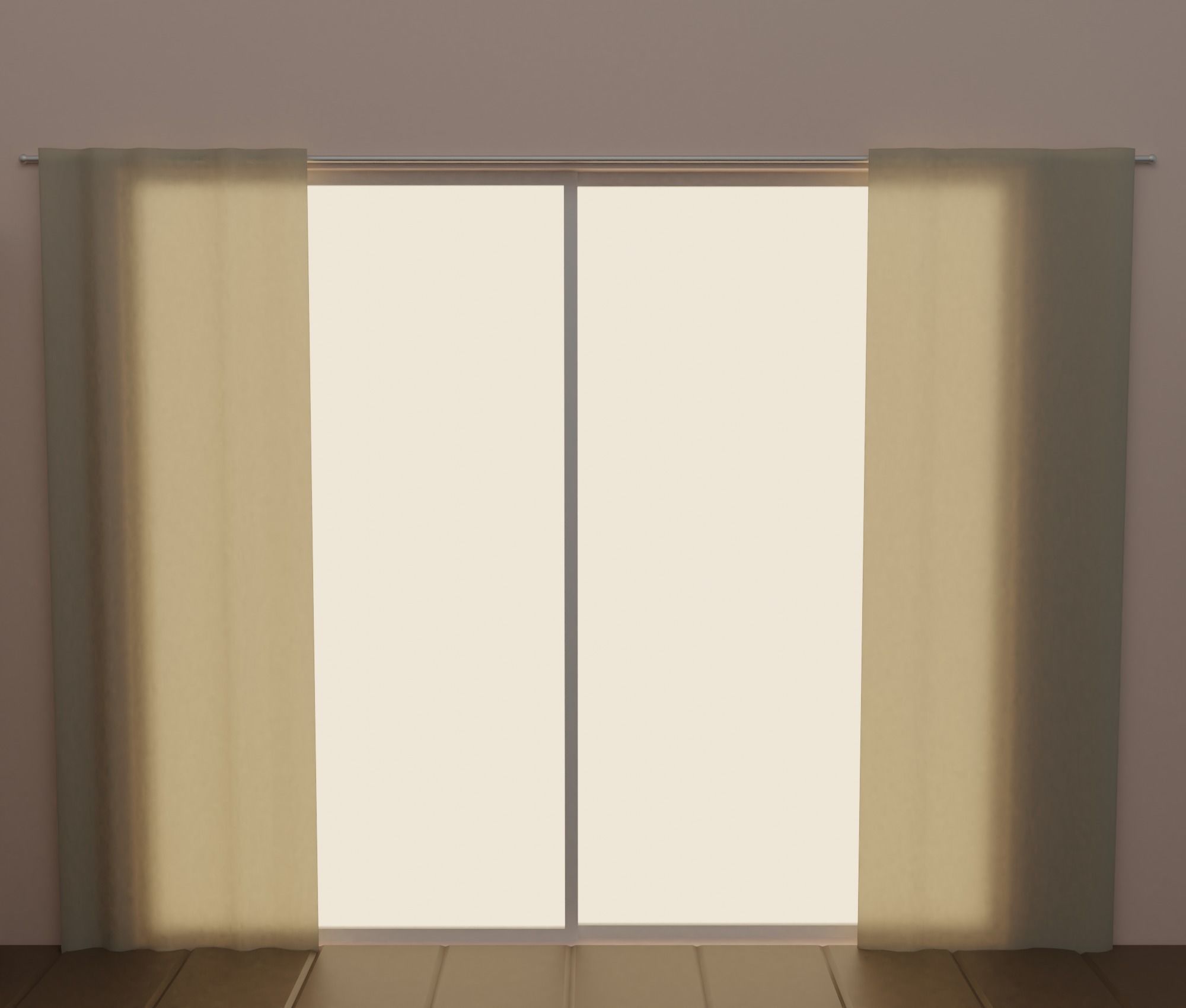 Living-room tv stand with drawers Low-poly 3D model_24