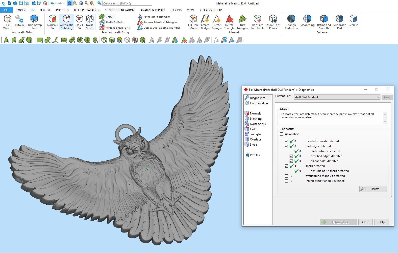 Owl Pendant Sculpture jewelry gold necklace 3D print SIlver 3D print model_5