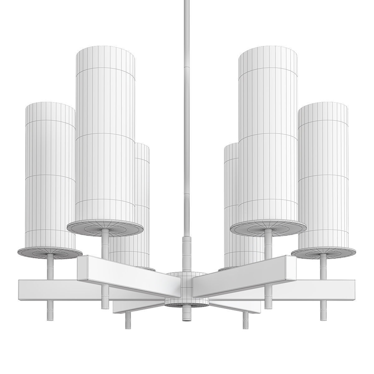 TUXEDO CHANDELIER Low-poly 3D model_1